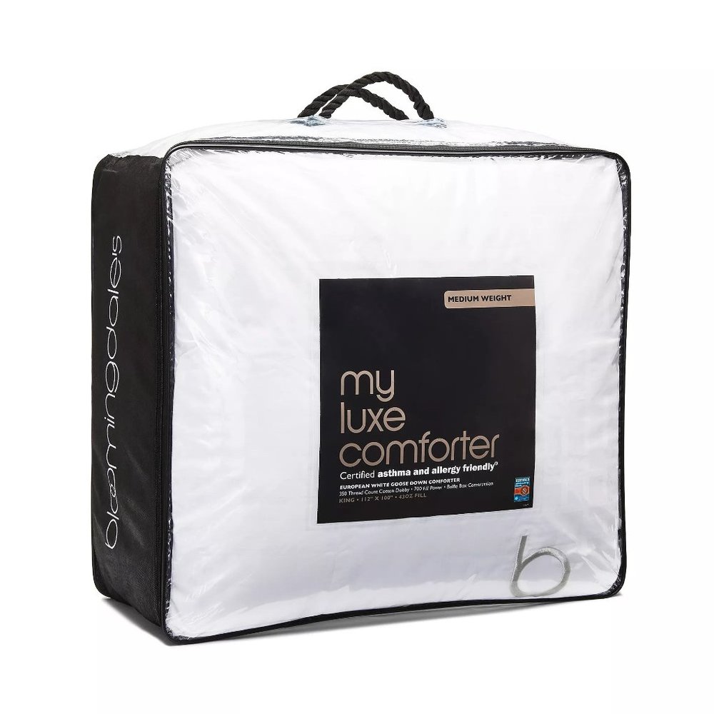 Bloomingdale's My Luxe Asthma Friendly® Medium Weight King Down Comforter